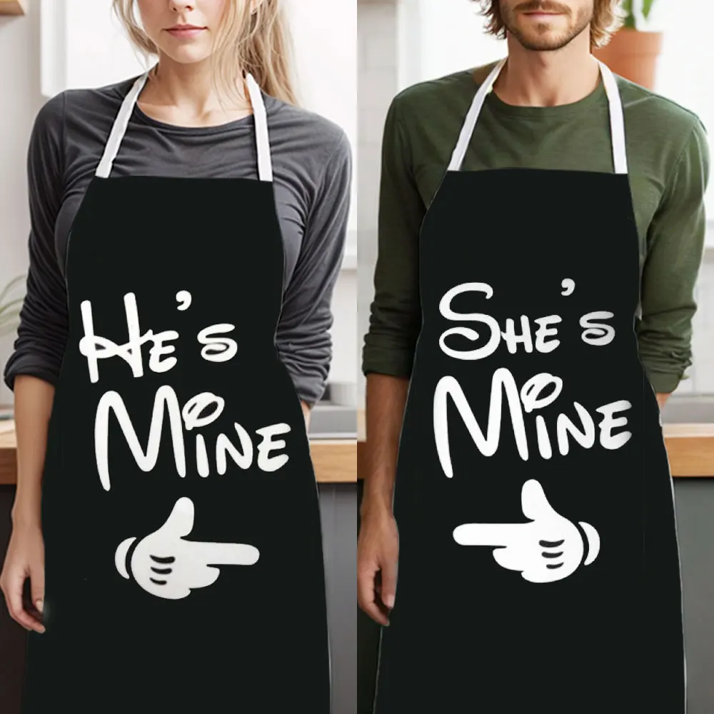 Gaming Kitchen Accessories - Mr and Mrsキッチンエプロン、ウエストビブ、家庭用掃除服、シェフのベーキング、調理アクセサリー、ピナフォア、ウェディングギフト、カップル