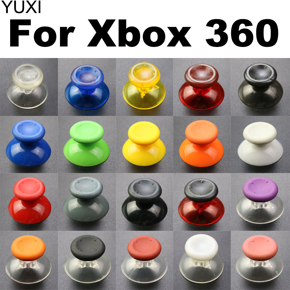 Gaming Setup Accessories Xbox - Xbox 360、サムスティックボタン、グリップキャップ、ゲームパッドコントローラー、交換用アクセサリー用の3Dアナログコントローラー、2個