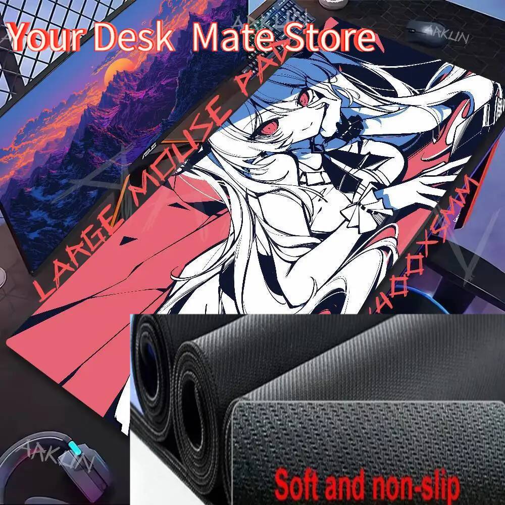 Gaming Accessories Companies - 大型ファッションクールゲーミング「The NOexistenceN of You AND Me」マウスパッドゲームコンピューターアクセサリーキーボード会社ゲーミングラップトップデスク