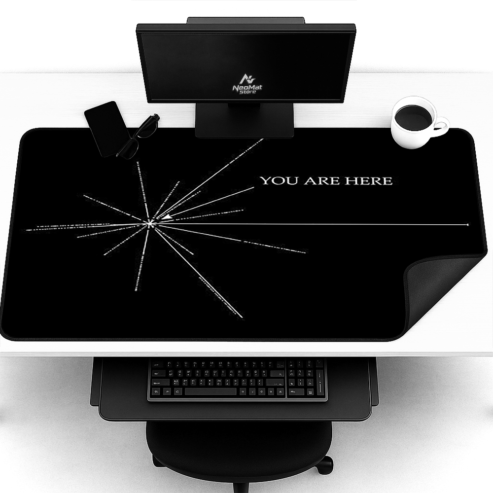 Gaming Accessories Very - ミニマリスト幾何学模様デスクマットゲーミングラップトップ120x60スターバーストホワイトノンブラックスリップエクストラマウスパッド大型アクセサリー非常に厚い
