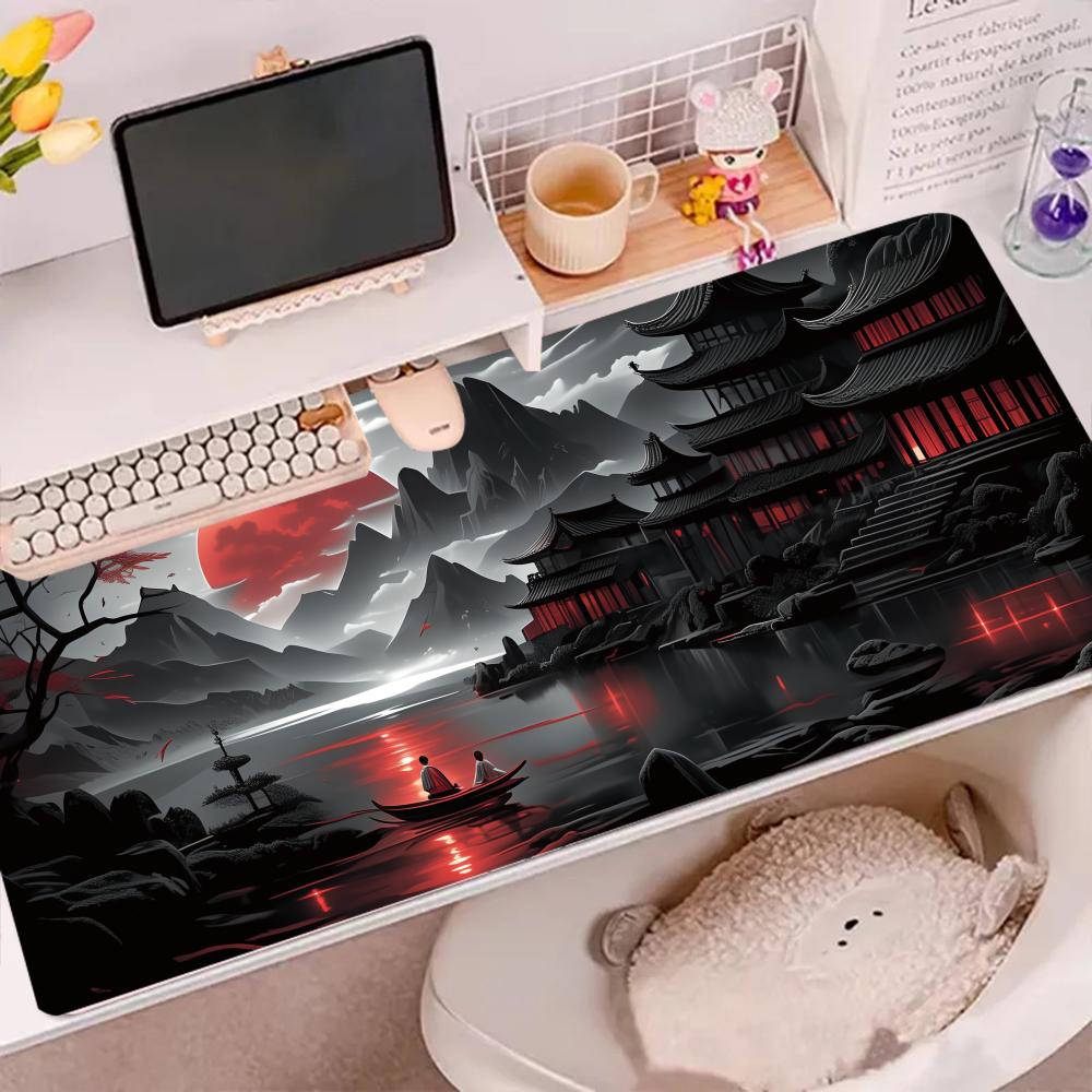 Gaming Accessories Very - マウスパッド 大型マウスパッド ブラッディゲーミングマウスパッド デスクトップアクセサリー ムーン ゲーマーやオフィスでの使用に非常に適しています