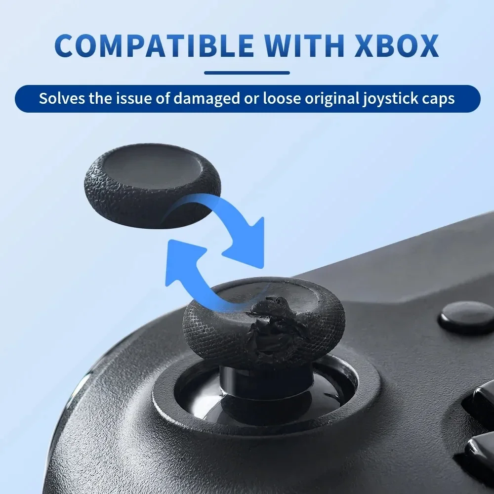 Gaming Setup Accessories Xbox - Xbox Series X/S コントローラー用ジョイスティック交換キャップ、サムスティックグリップカバー、ゲームパッド修理アクセサリー
