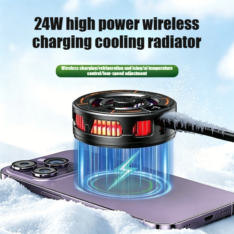 K28 磁気半導体電話クーラー ワイヤレス高速充電器冷却ラジ - Gaming Accessories Phone のレビューと価格