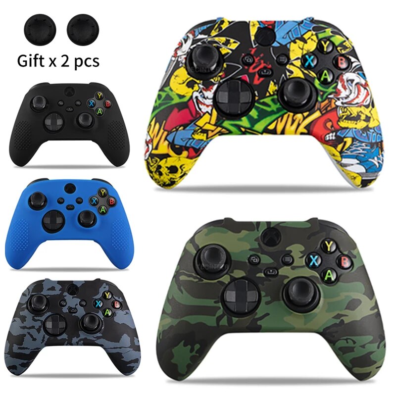 Xboxシリーズ用ソフトシリコンケース,コントローラー保護カ - Gaming Setup Accessories Xbox のレビューと価格