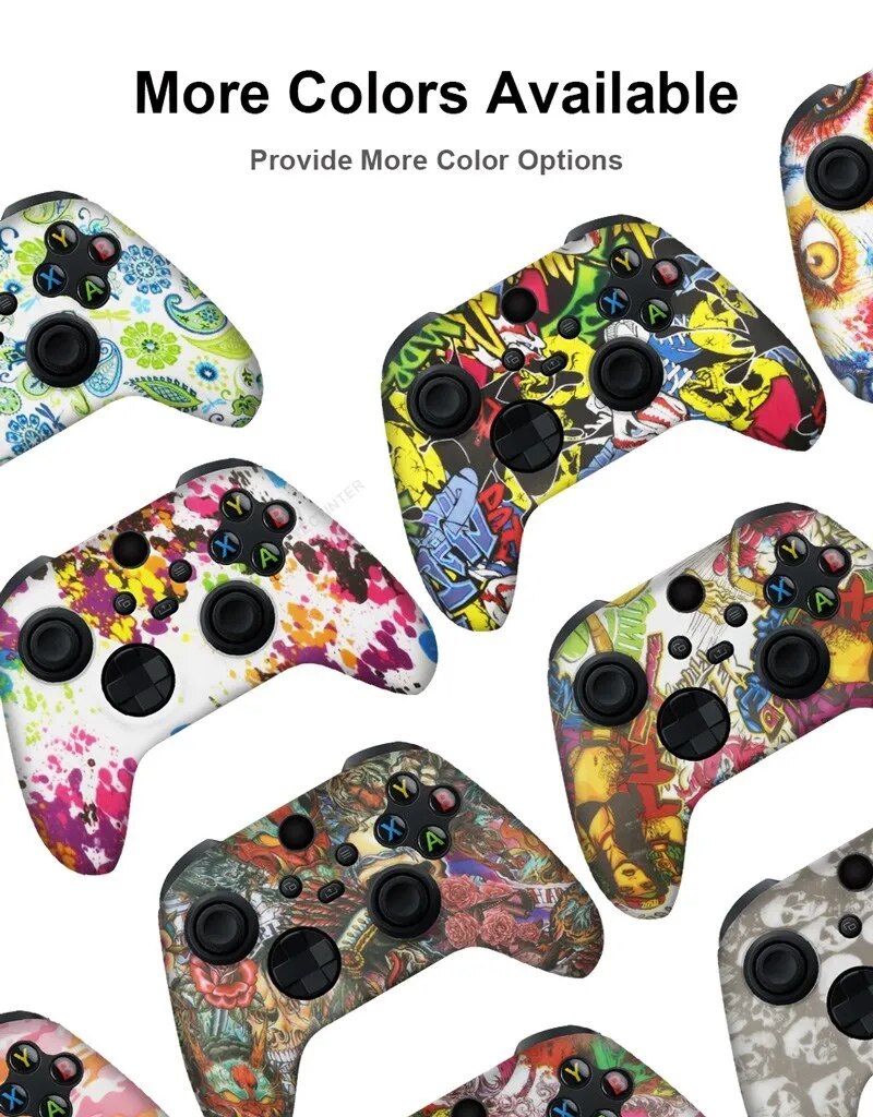Xboxシリーズ用ソフトシリコンケース,コントローラー保護カ - Gaming Setup Accessories Xbox のレビューと価格