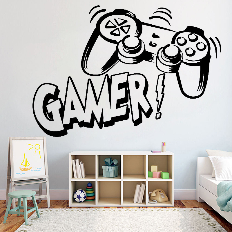 ウォールステッカー子供部屋用ビデオゲームウォールステッカー子 - Gaming Accessories Wall のレビューと価格