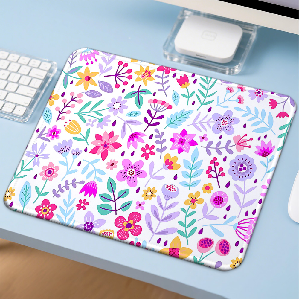 Mosepad 散在花柄コンピュータマットデスクアクセサリー - Gaming Accessories Companies のレビューと価格