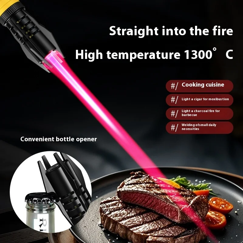 ガスライターキッチン調理強力な金属防風トーチ炎ジェットバーベ - Gaming Kitchen Accessories のレビューと価格