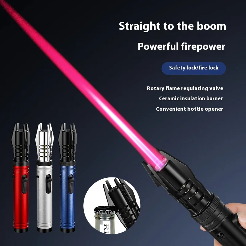 ガスライターキッチン調理強力な金属防風トーチ炎ジェットバーベ - Gaming Kitchen Accessories のレビューと価格