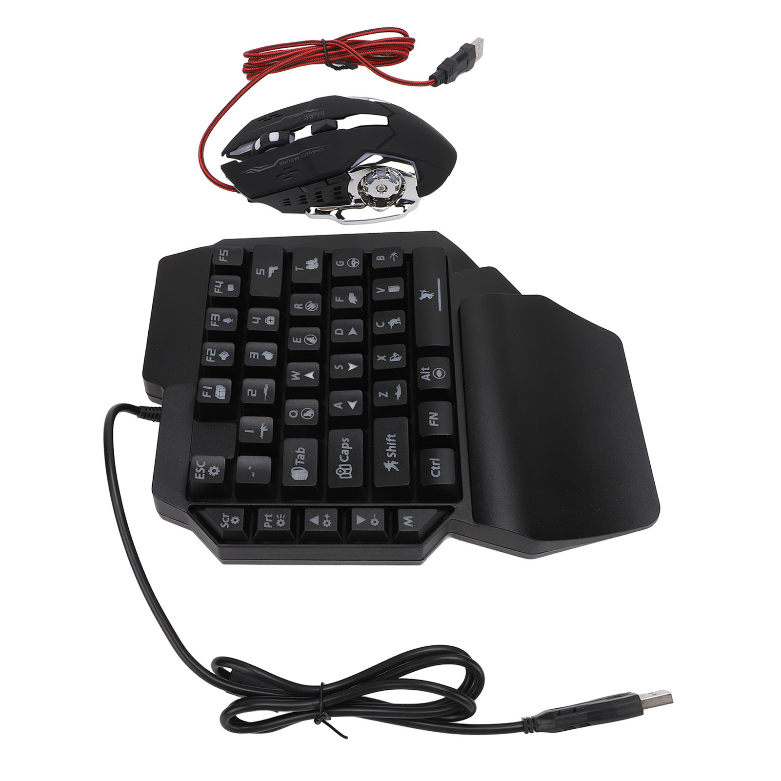 キーボード マウス コンバーター セット 応答性の高い片手キ - Gaming Accessories Phone のレビューと価格