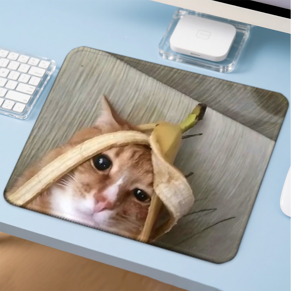 Mosepad かわいい面白い猫コンピュータマットデスクアク - Gaming Accessories Companies のレビューと価格