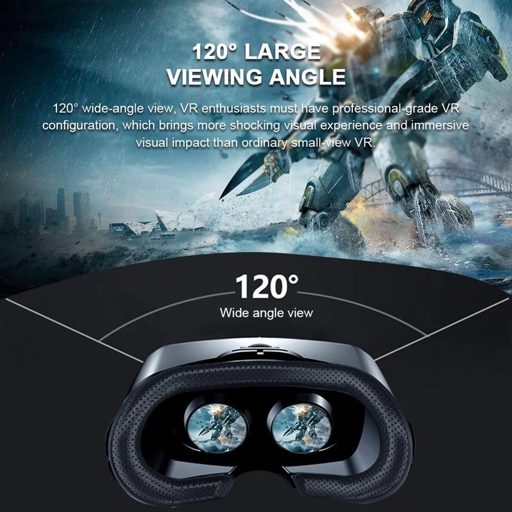 VRG Pro バーチャルリアリティ VRグラス ヘッドセッ - Gaming Accessories Phone のレビューと価格