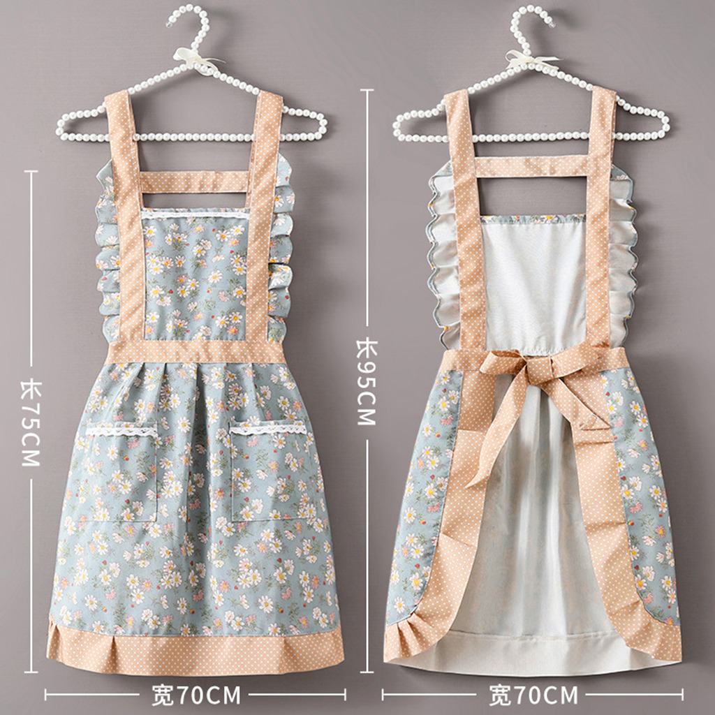 女性のためのレトロな花の形をしたよだれかけ,キッチンの調理調 - Gaming Kitchen Accessories のレビューと価格