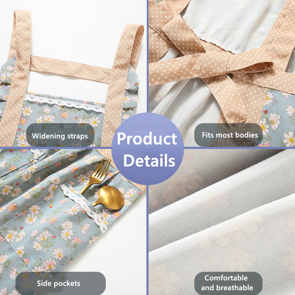 女性のためのレトロな花の形をしたよだれかけ,キッチンの調理調 - Gaming Kitchen Accessories のレビューと価格