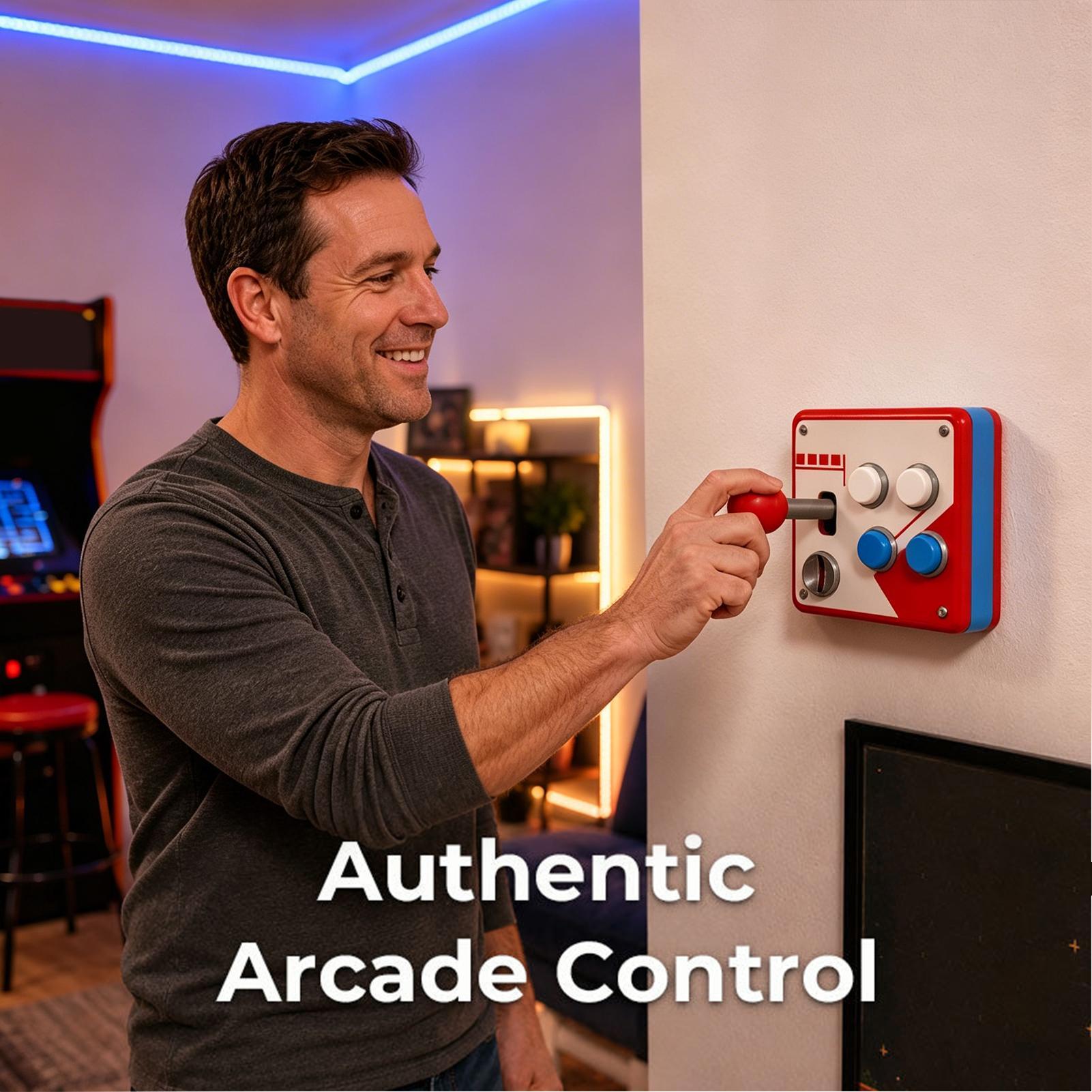 クリエイティブレトロアーケードゲームライトスイッチカバーレト - Gaming Accessories Wall のレビューと価格