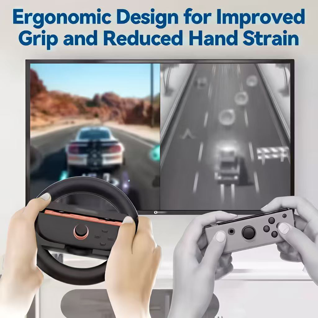 2個入り ゲーミングレーシングステアリングホイールグリップ  - Gaming Accessories Holder のレビューと価格