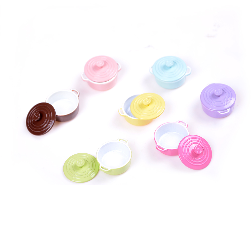 ドールハウス用ミニチュアキッチン用品,1:12スケール,蓋付 - Gaming Kitchen Accessories のレビューと価格