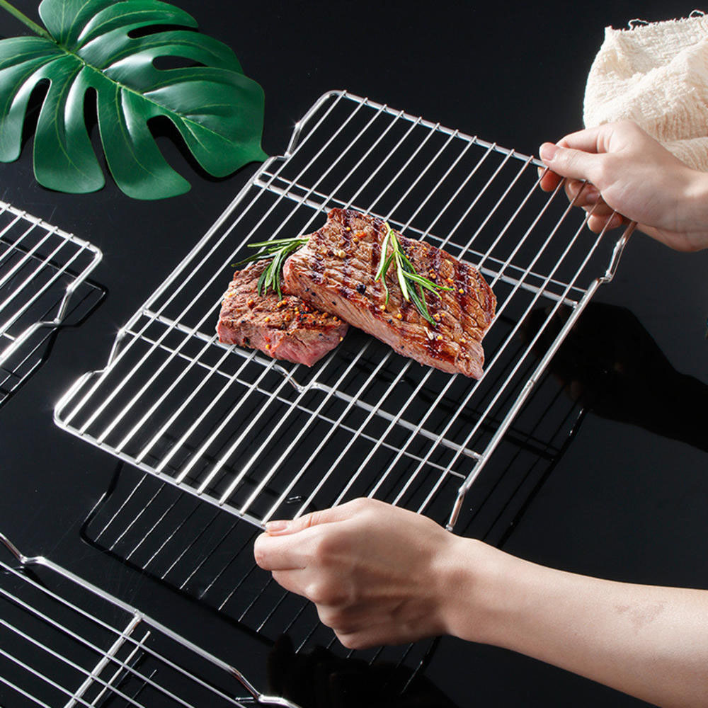 ステンレススチール バーベキューメッシュマット 再利用可能  - Gaming Kitchen Accessories のレビューと価格