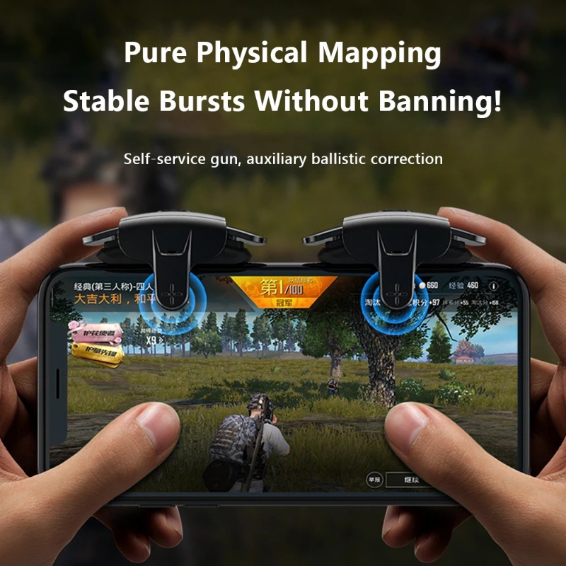 AK05ゲームコントローラー PUBGモバイル用 携帯電話射 - Gaming Accessories Phone のレビューと価格